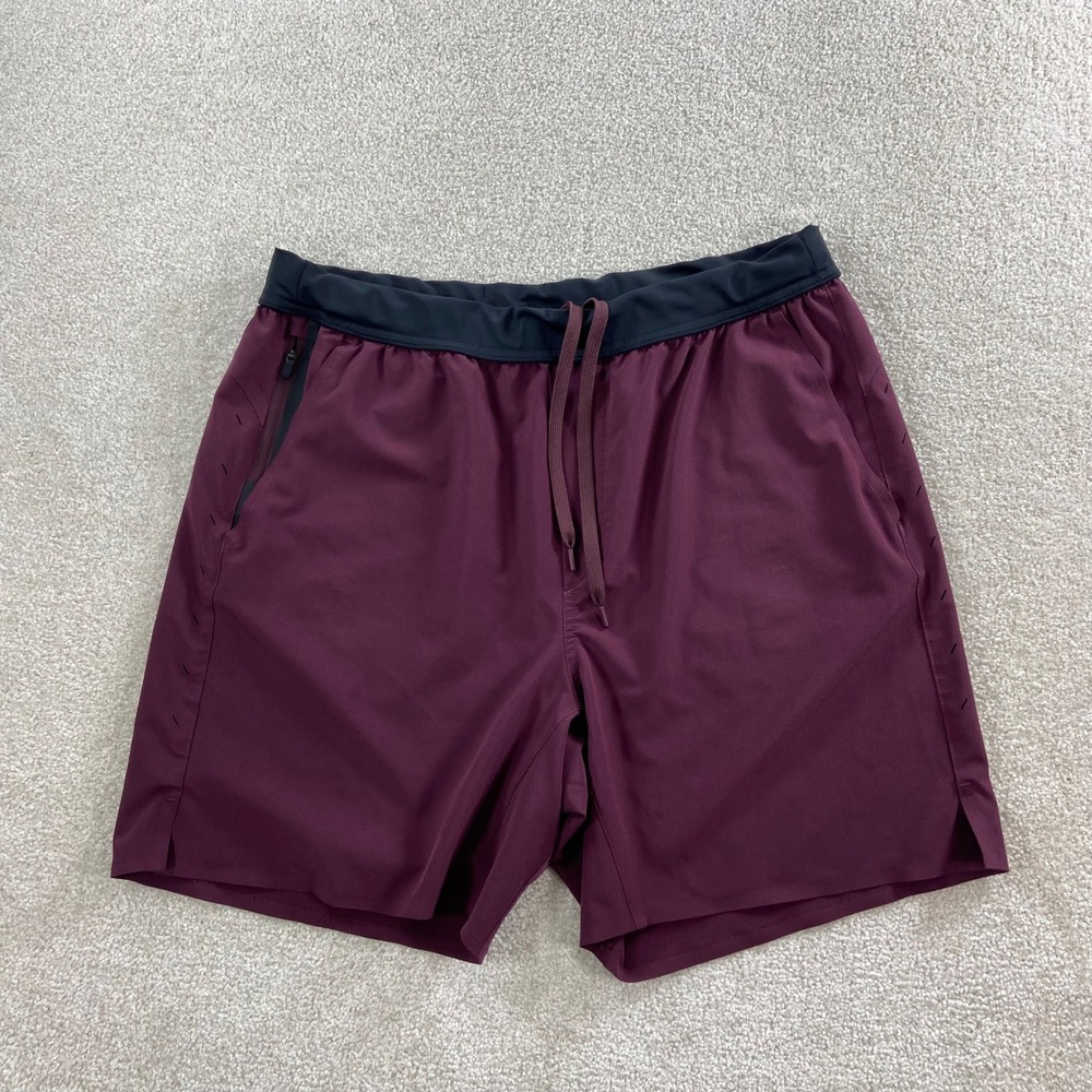 Ten Thousand The Interval Short Mens XL Maroon 7 Inch Inseam Training TTSH002V3